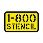 1-800-Stencil logo