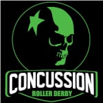 Concussion Roller Derby logo