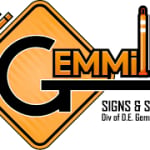 D.E. Gemmill Signs & Safety logo