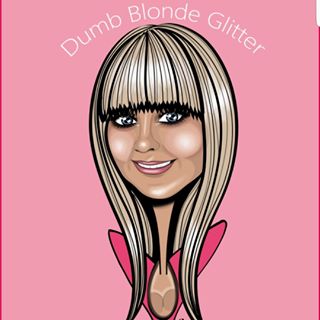 Dumb Blonde Glitter logo
