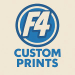 F4 Custom Prints logo
