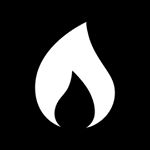 Here For The Burn logo