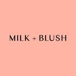 Milk + Blush logo