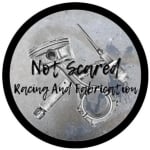 Not Scared Racing and Fabrication logo