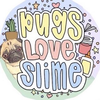 Pugs Love Slimes logo