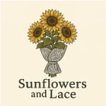 Sunflowers and Lace logo