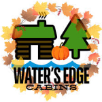 Water's Edge Cabins logo