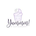 Yummm! A Cupcakery logo